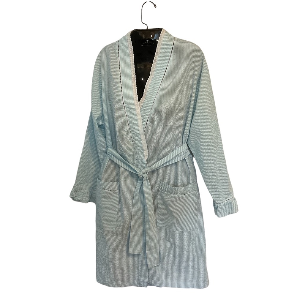 Eileen West Seersucker robe